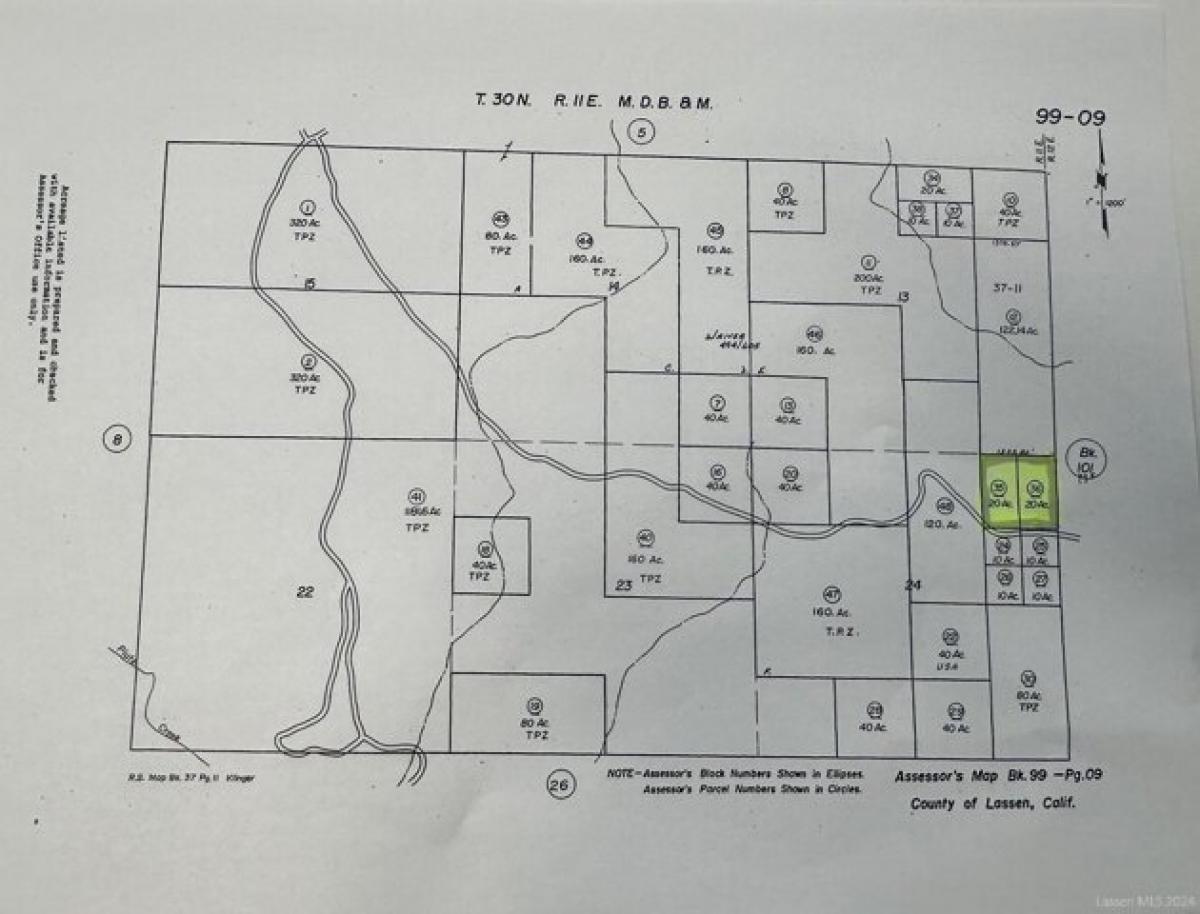 Picture of Residential Land For Sale in Susanville, California, United States