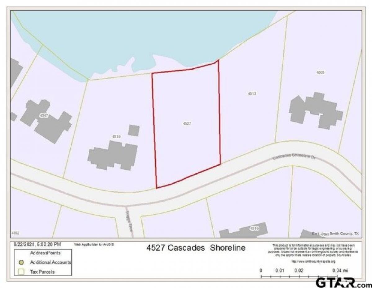 Picture of Residential Land For Sale in Tyler, Texas, United States