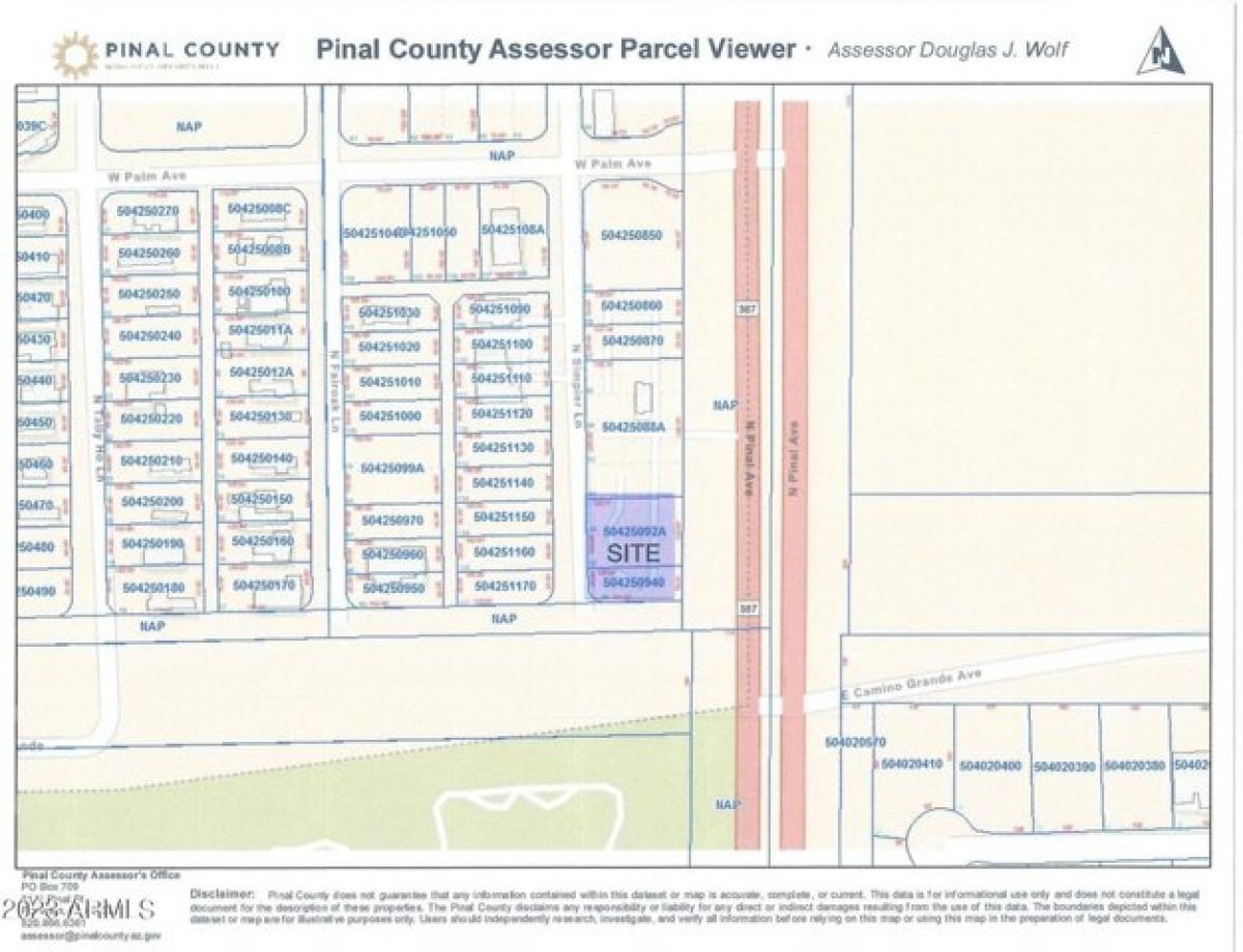 Picture of Residential Land For Sale in Casa Grande, Arizona, United States