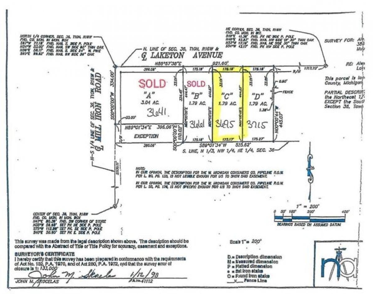 Picture of Residential Land For Sale in Muskegon, Michigan, United States