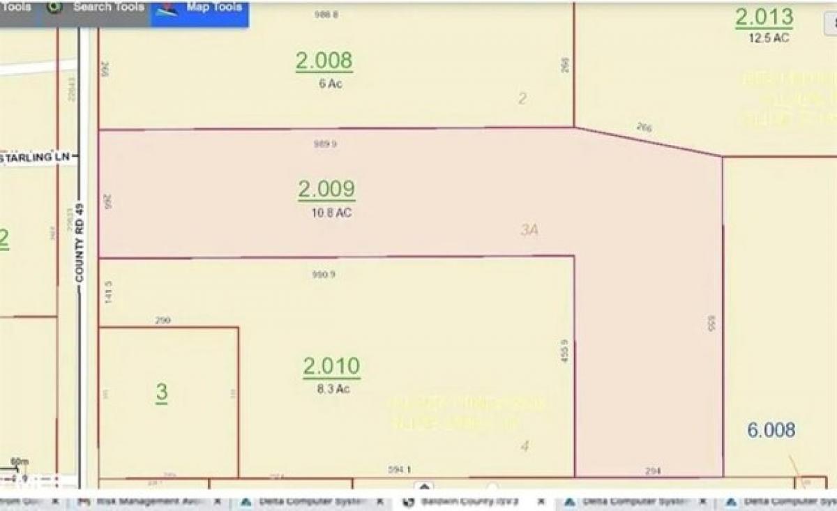 Picture of Residential Land For Sale in Silverhill, Alabama, United States