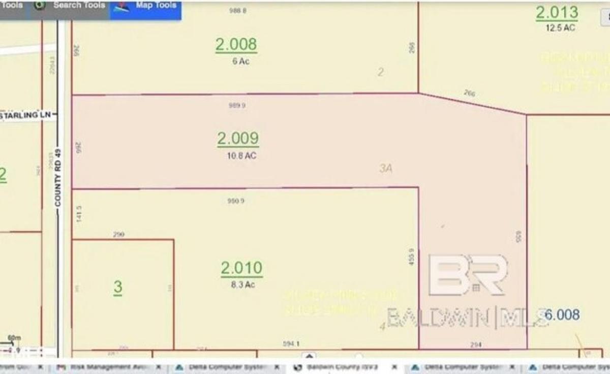 Picture of Residential Land For Sale in Silverhill, Alabama, United States