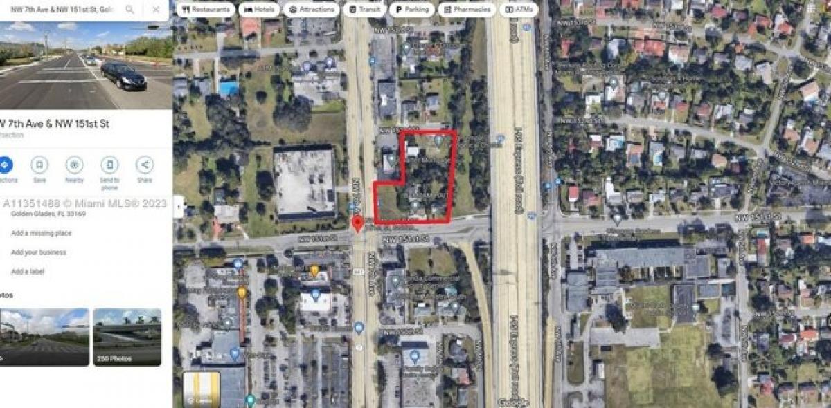 Picture of Residential Land For Sale in Miami, Florida, United States