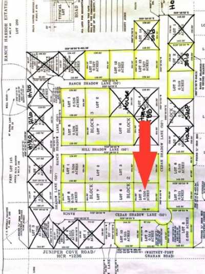 Residential Land For Sale in Whitney, Texas