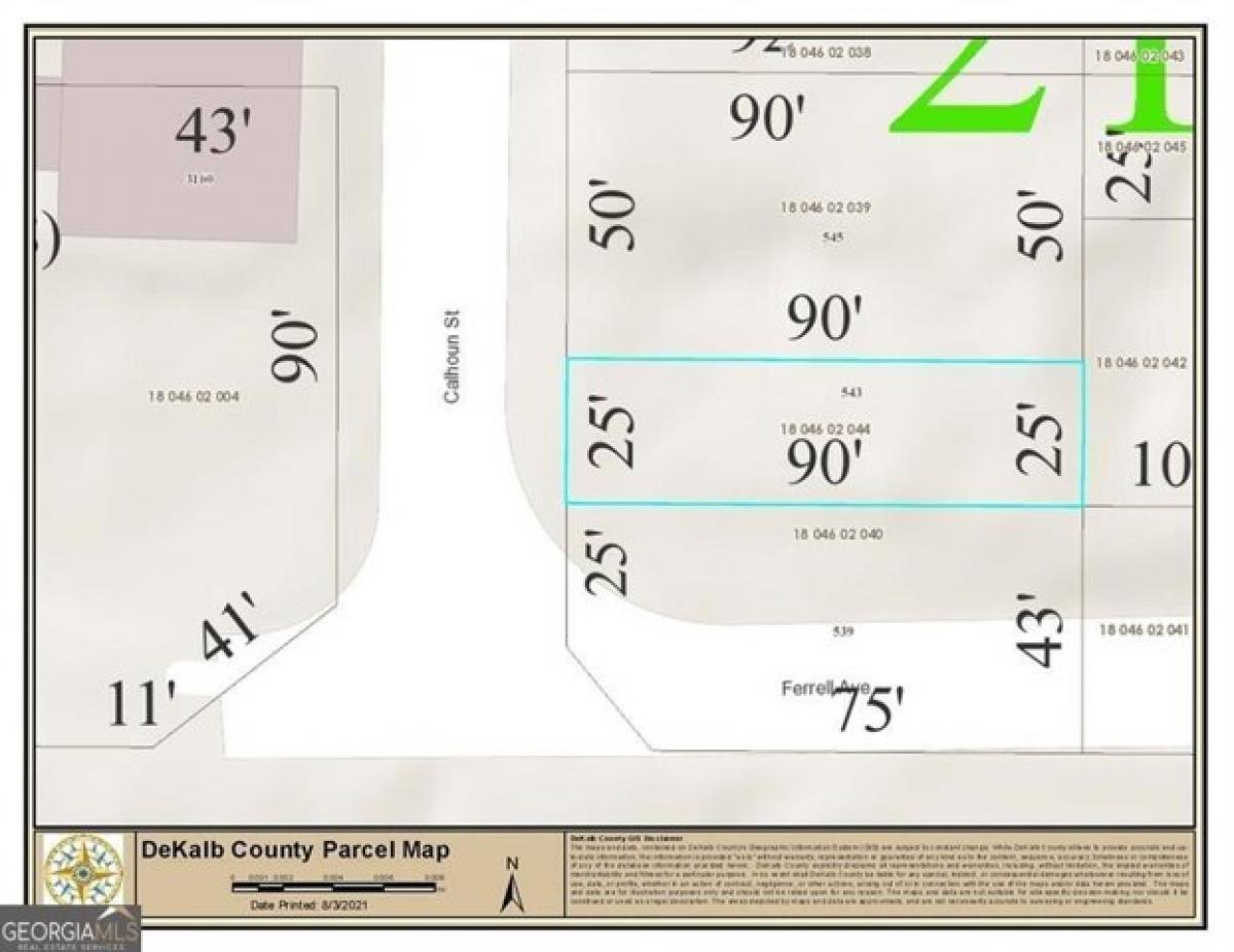 Picture of Residential Land For Sale in Scottdale, Georgia, United States