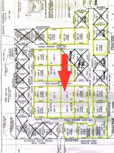 Residential Land For Sale in Whitney, Texas