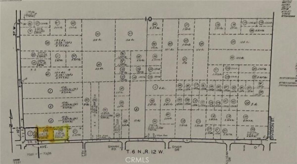 Picture of Residential Land For Sale in Palmdale, California, United States