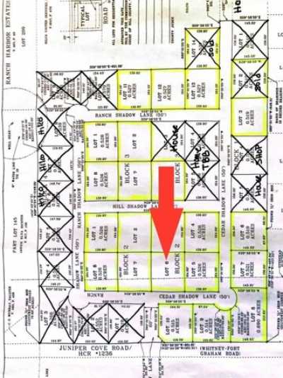 Residential Land For Sale in Whitney, Texas