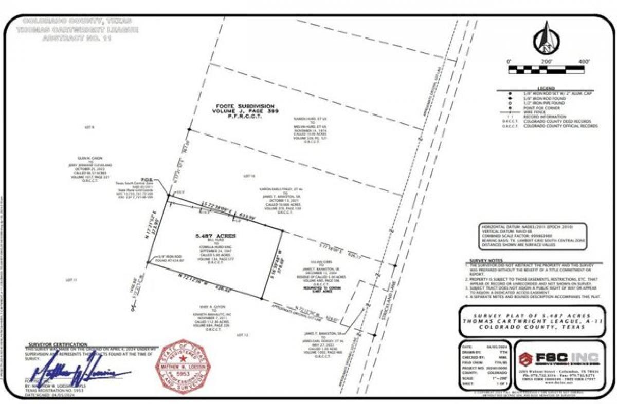 Picture of Residential Land For Sale in Eagle Lake, Texas, United States