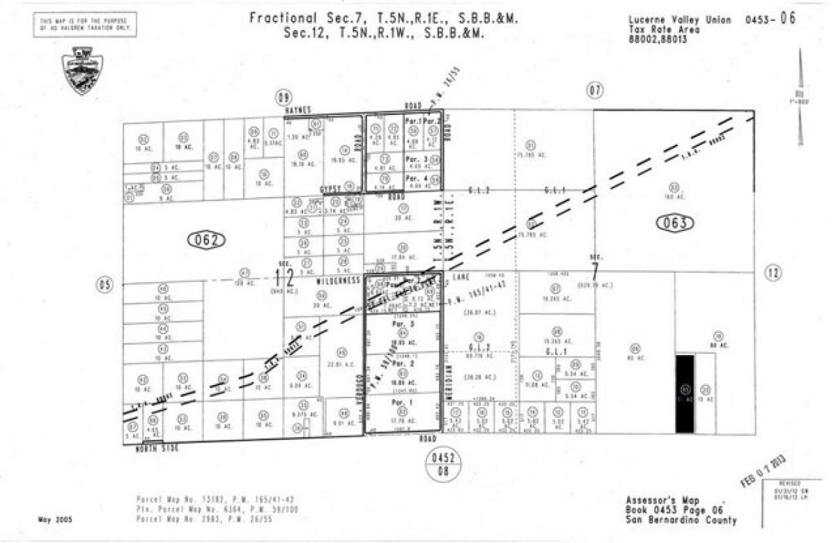 Picture of Residential Land For Sale in Lucerne Valley, California, United States