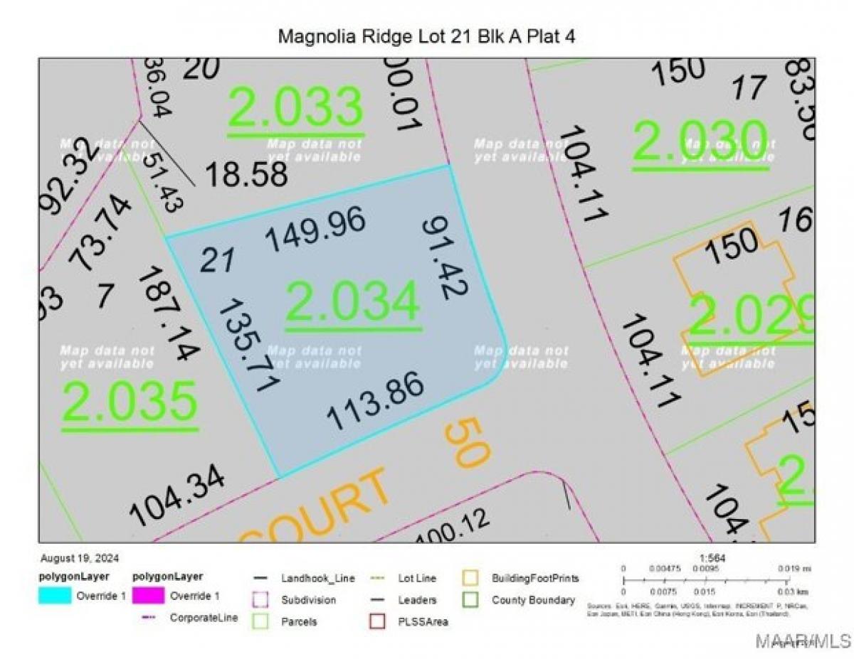 Picture of Residential Land For Sale in Millbrook, Alabama, United States