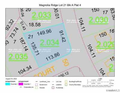 Residential Land For Sale in Millbrook, Alabama