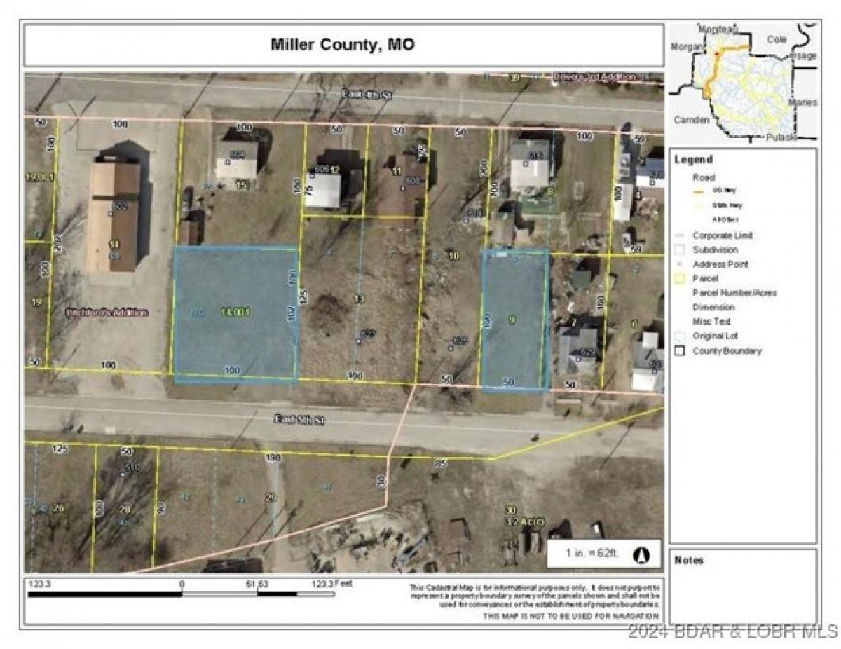 Picture of Residential Land For Sale in Eldon, Missouri, United States