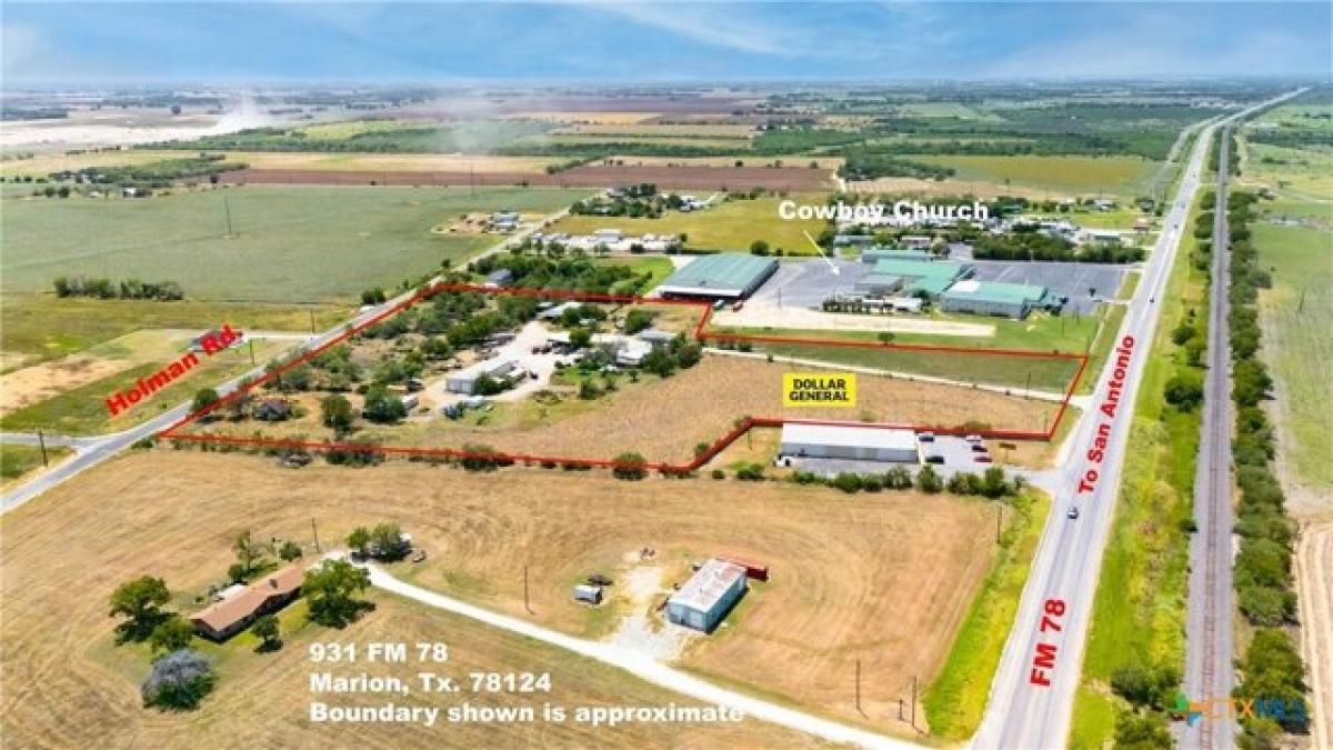 Picture of Residential Land For Sale in Marion, Texas, United States