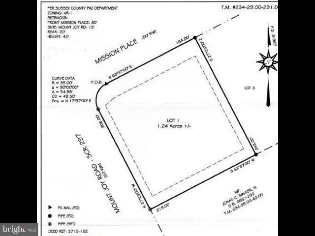 Picture of Residential Land For Sale in Millsboro, Delaware, United States