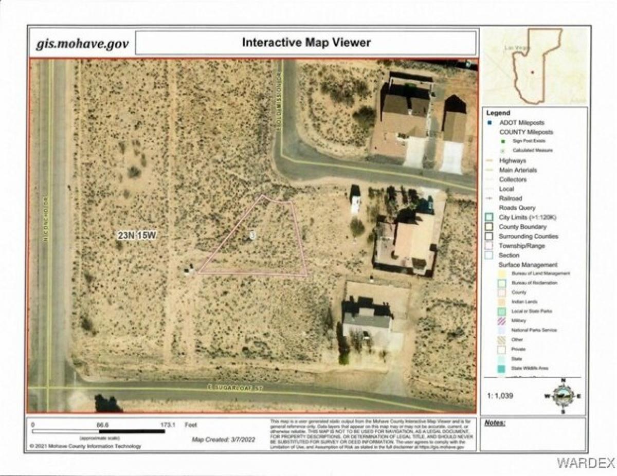 Picture of Residential Land For Sale in Kingman, Arizona, United States