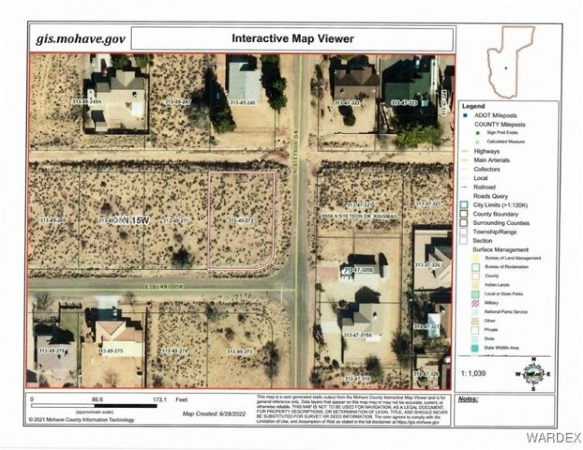 Picture of Residential Land For Sale in Kingman, Arizona, United States