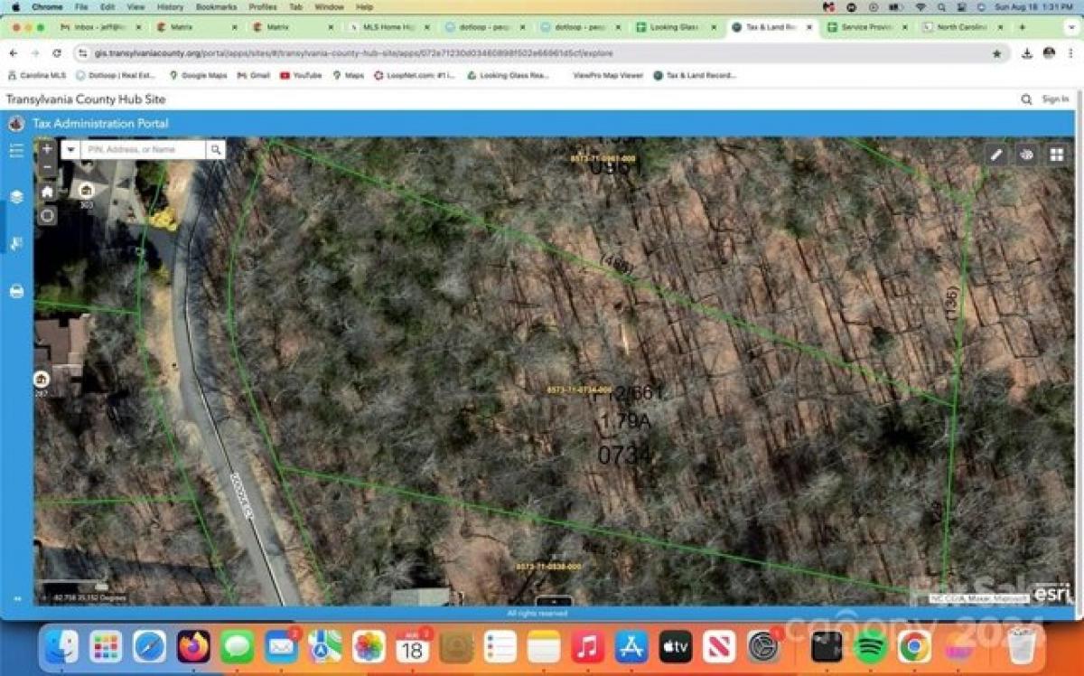 Picture of Residential Land For Sale in Brevard, North Carolina, United States