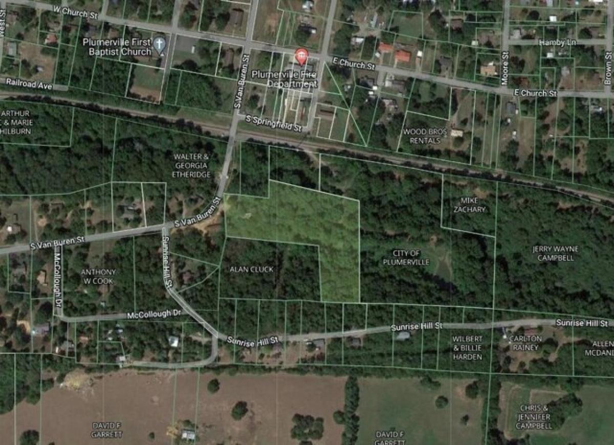 Picture of Residential Land For Sale in Plumerville, Arkansas, United States