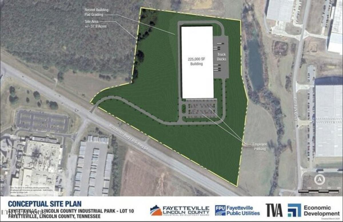 Picture of Residential Land For Sale in Fayetteville, Tennessee, United States