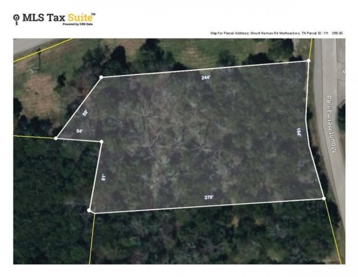 Picture of Residential Land For Sale in Murfreesboro, Tennessee, United States