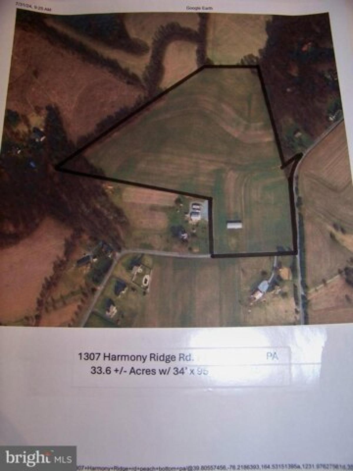 Picture of Residential Land For Sale in Peach Bottom, Pennsylvania, United States