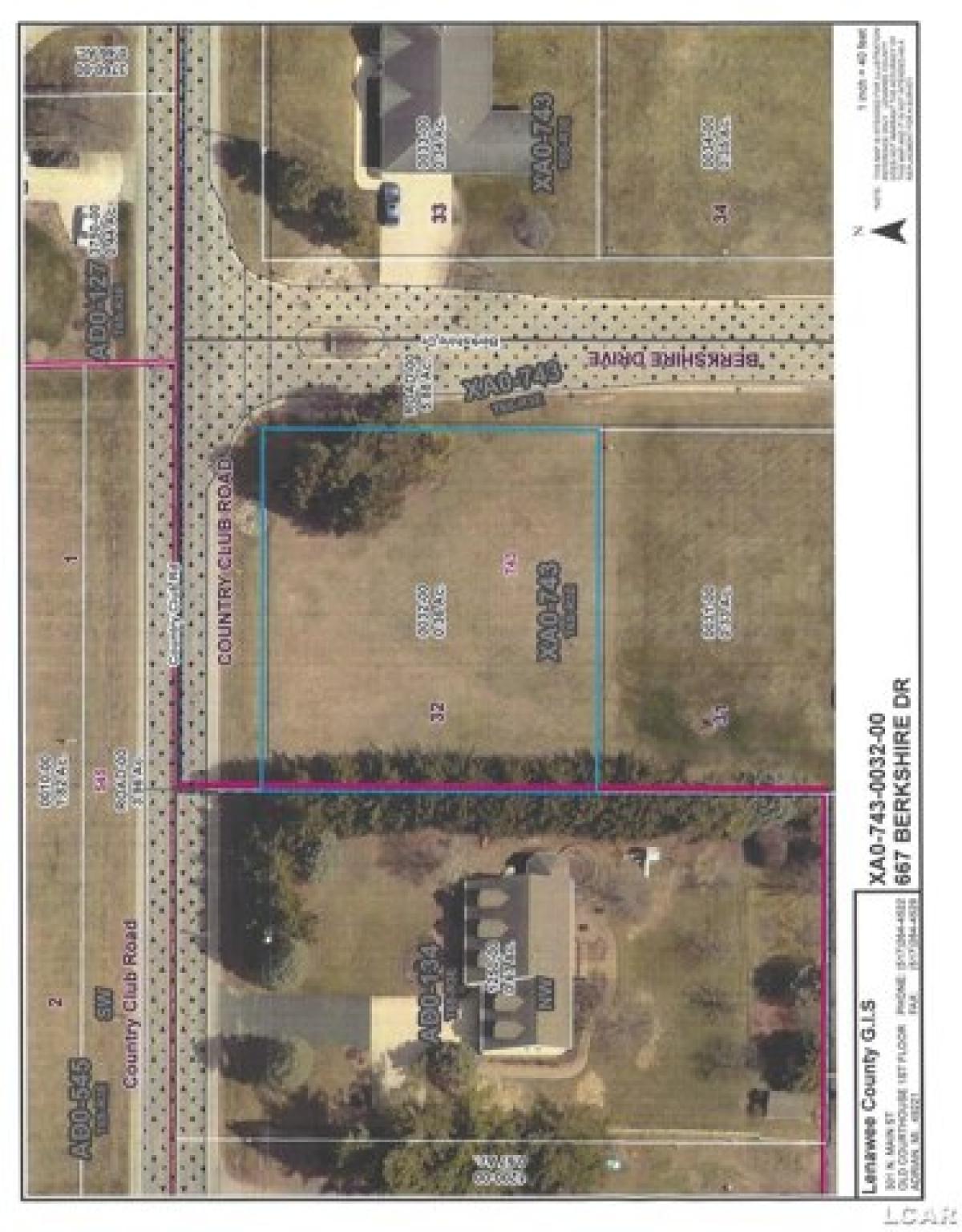 Picture of Residential Land For Sale in Adrian, Michigan, United States