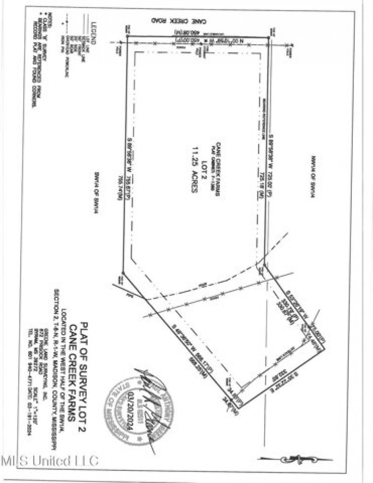 Picture of Residential Land For Sale in Flora, Mississippi, United States