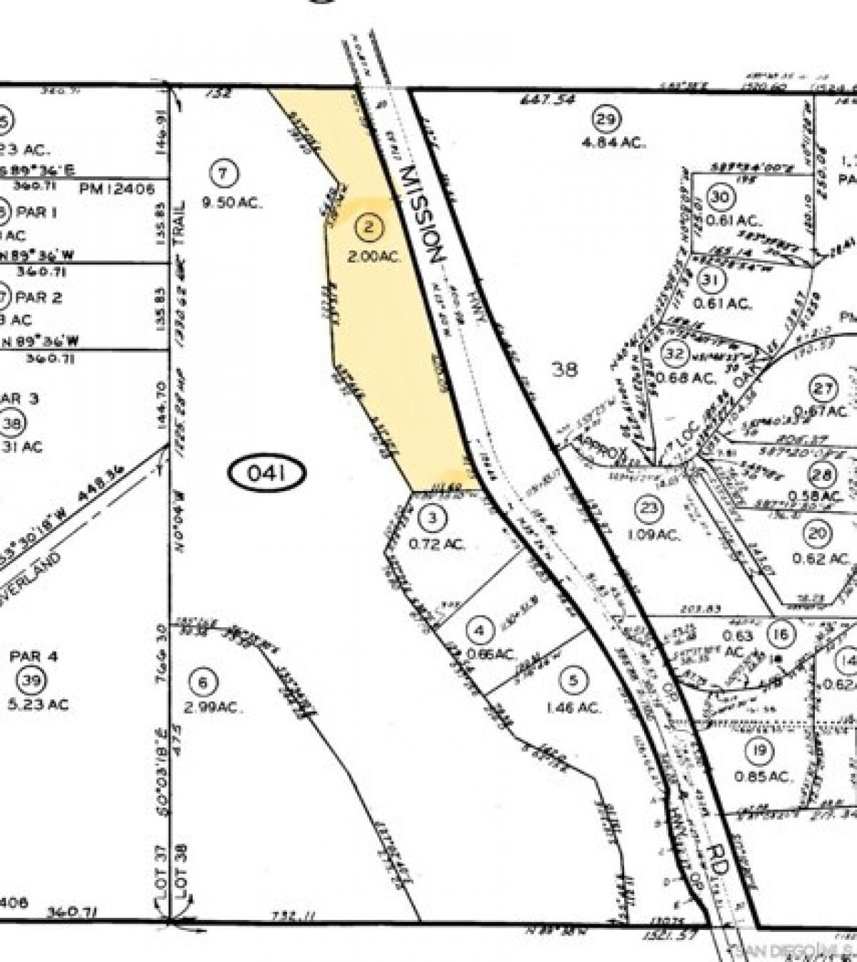 Picture of Residential Land For Sale in Fallbrook, California, United States