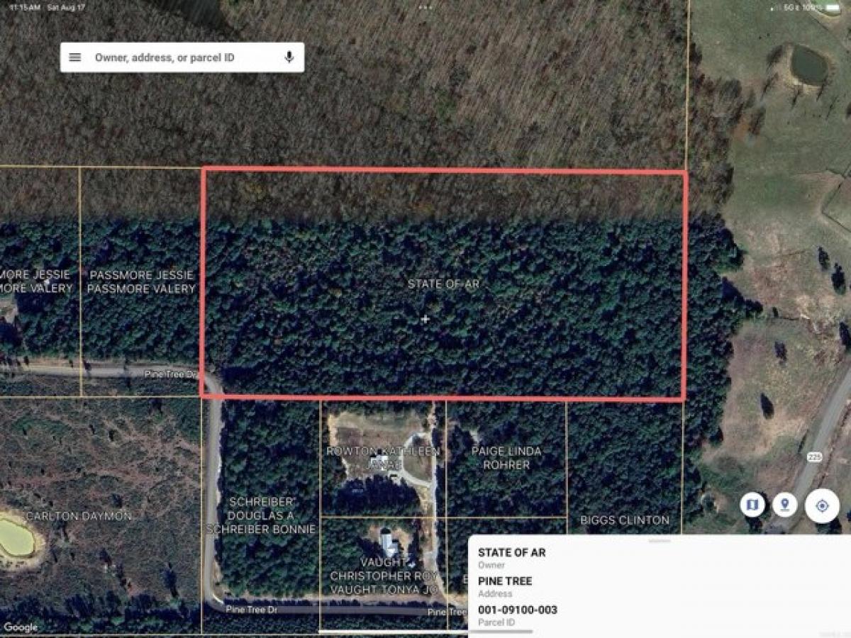 Picture of Residential Land For Sale in Edgemont, Arkansas, United States