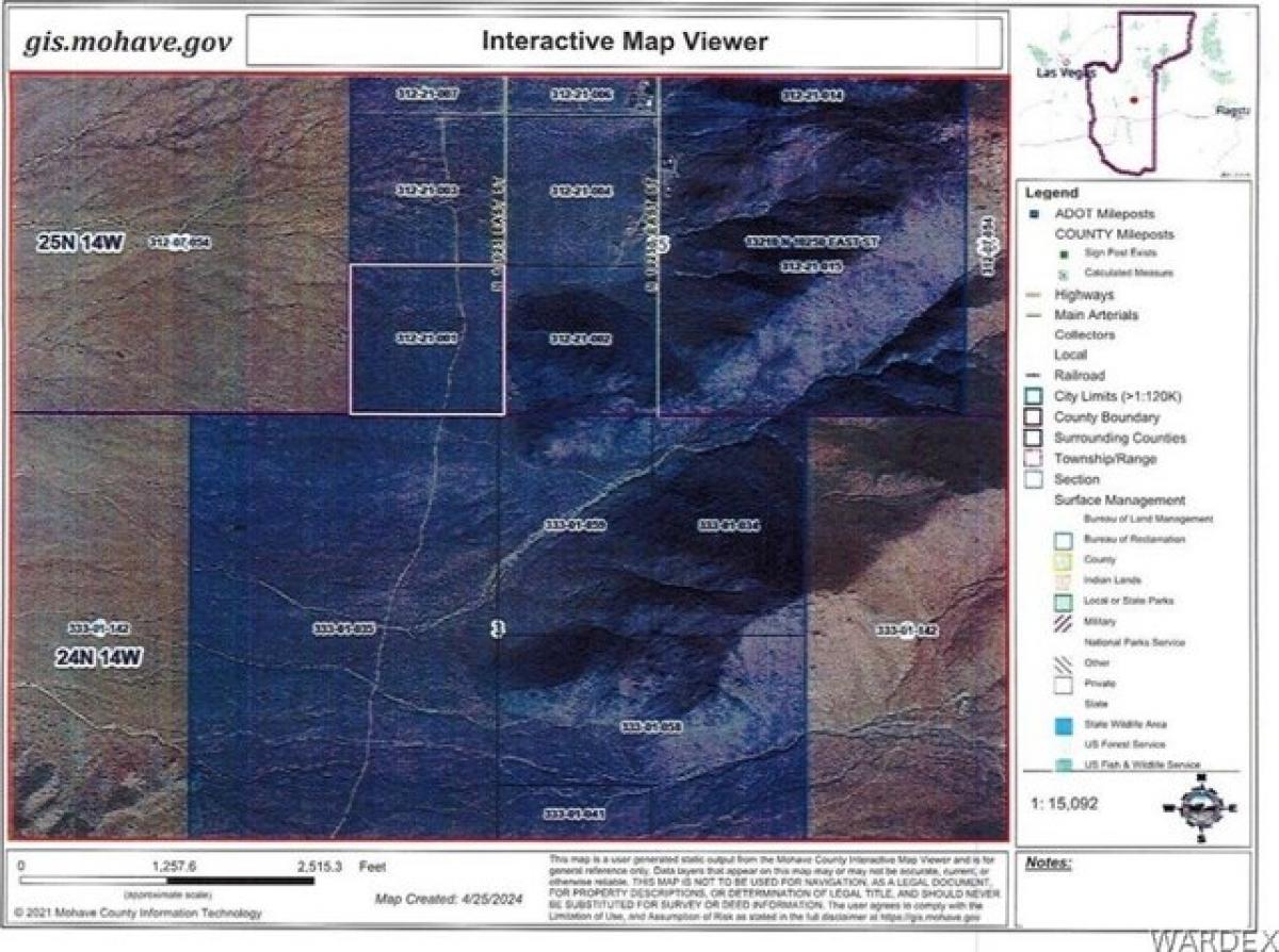 Picture of Residential Land For Sale in Kingman, Arizona, United States