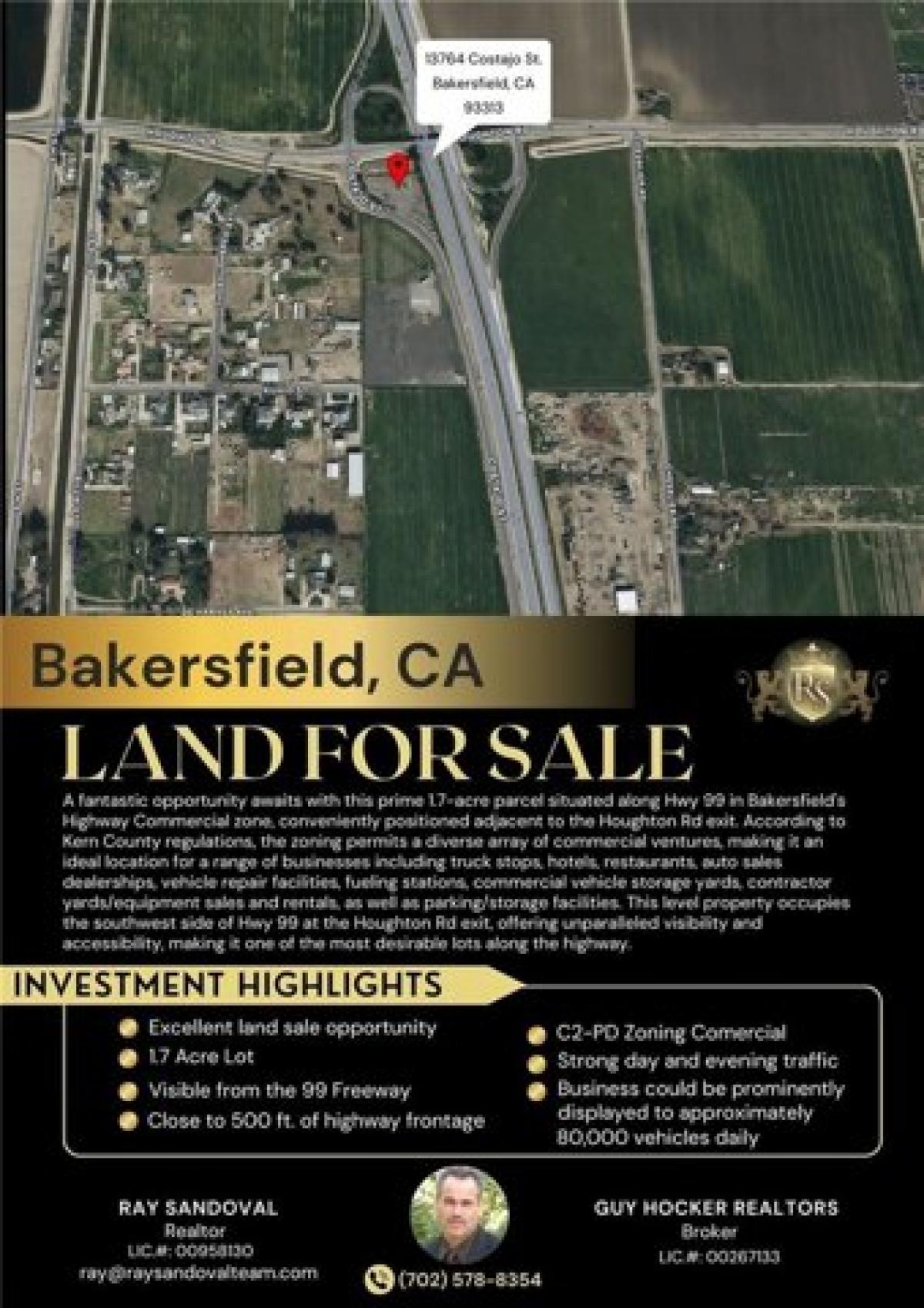 Picture of Residential Land For Sale in Bakersfield, California, United States