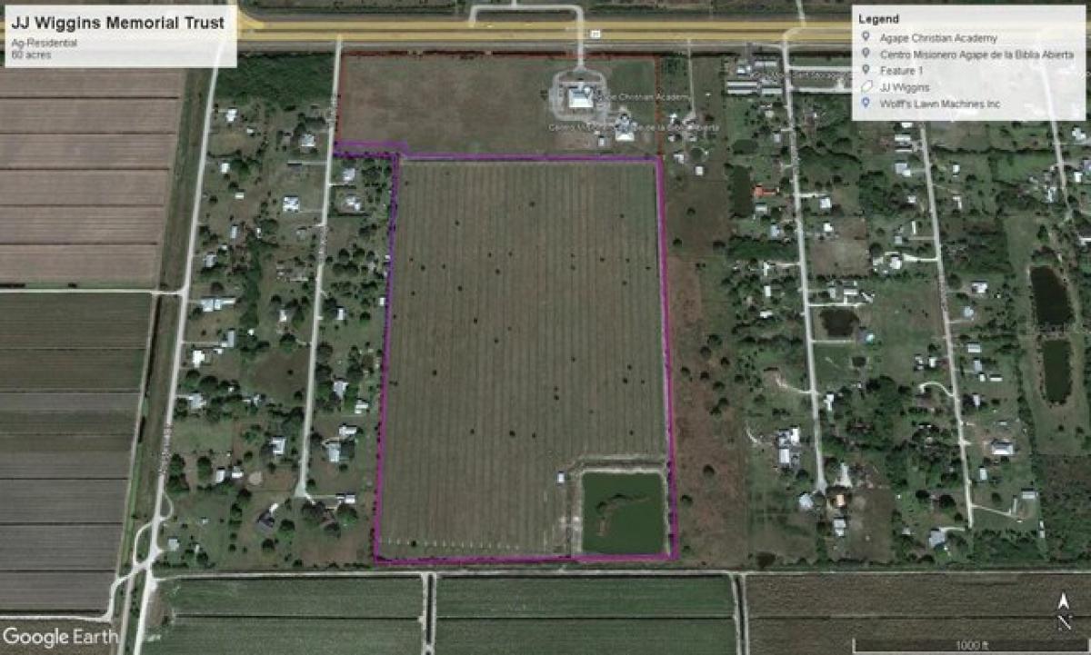 Picture of Residential Land For Sale in Moore Haven, Florida, United States