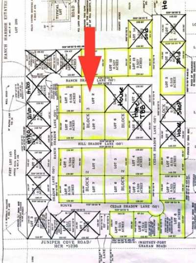 Residential Land For Sale in Whitney, Texas