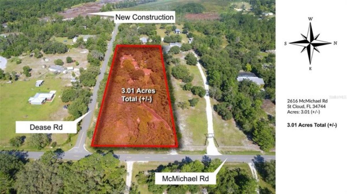 Picture of Residential Land For Sale in Saint Cloud, Florida, United States