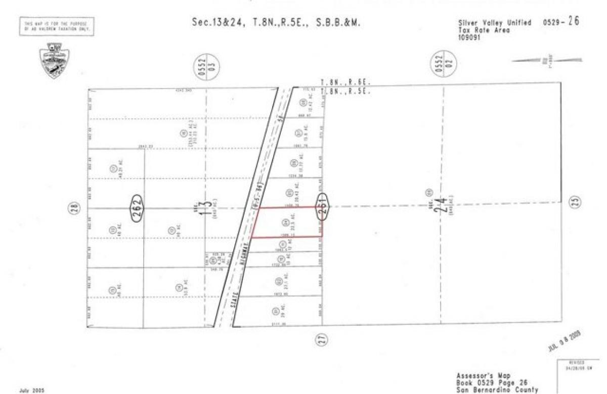 Picture of Residential Land For Sale in Newberry Springs, California, United States