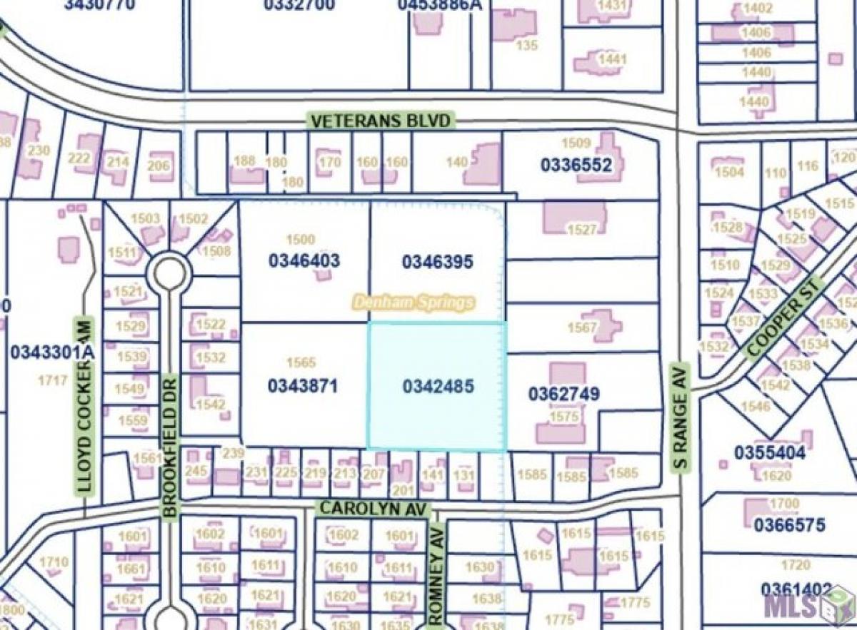 Picture of Residential Land For Sale in Denham Springs, Louisiana, United States