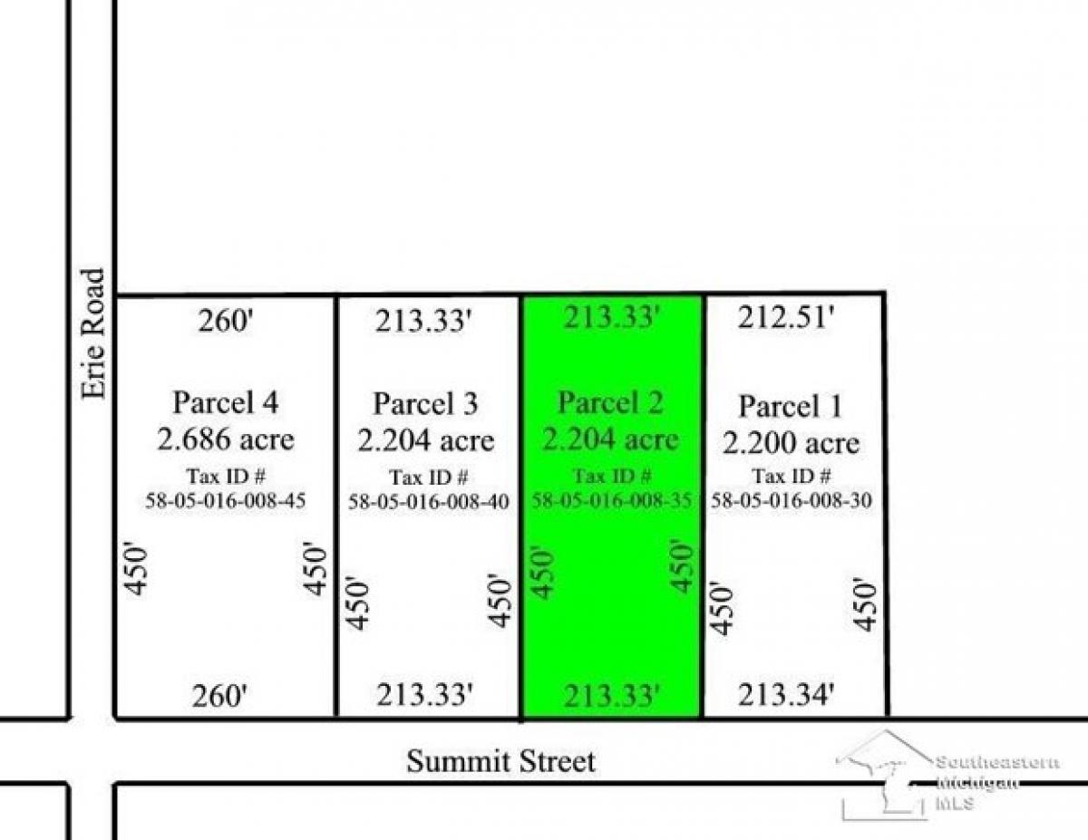 Picture of Residential Land For Sale in Erie, Michigan, United States