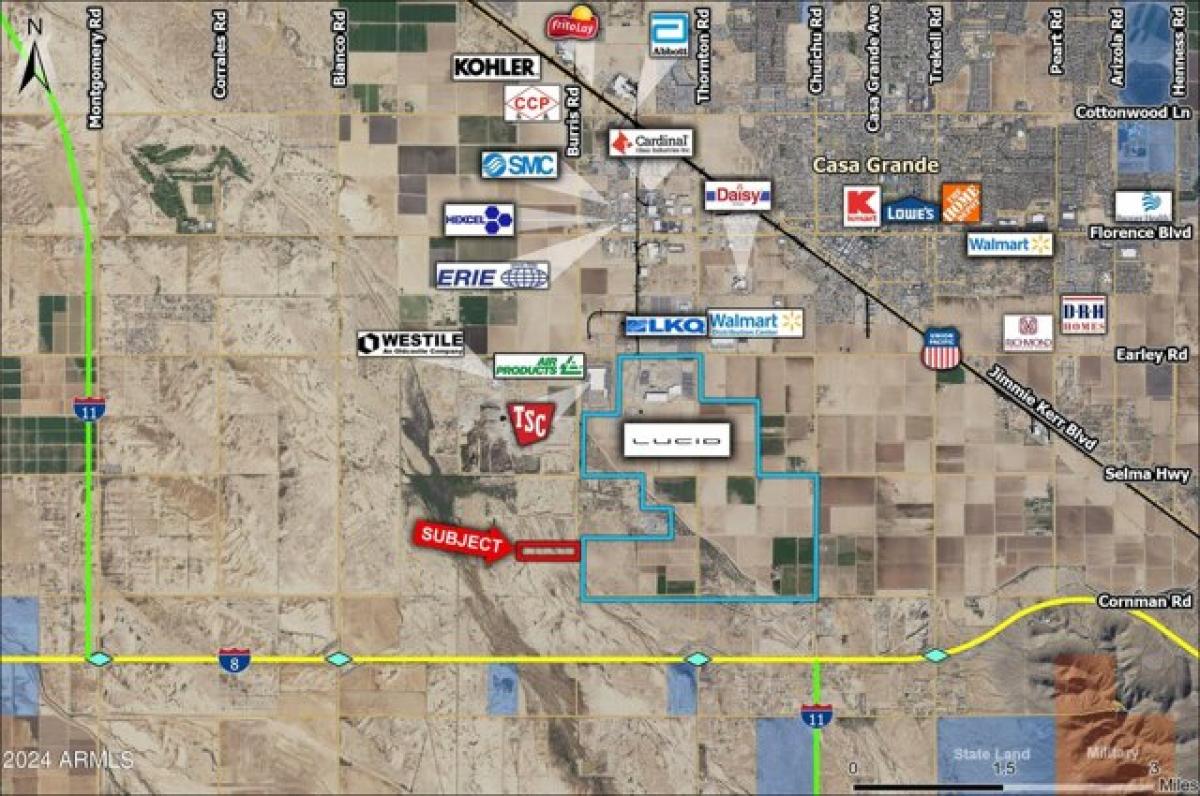 Picture of Residential Land For Sale in Casa Grande, Arizona, United States