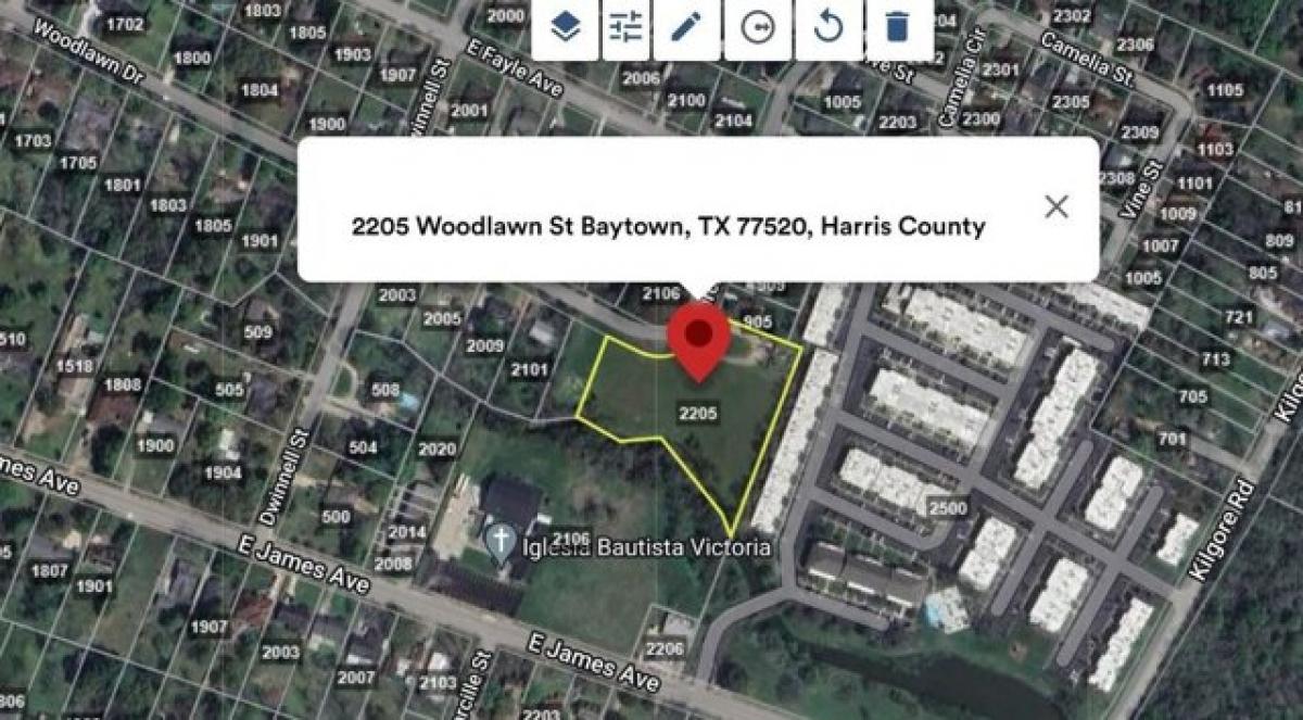 Picture of Residential Land For Sale in Baytown, Texas, United States