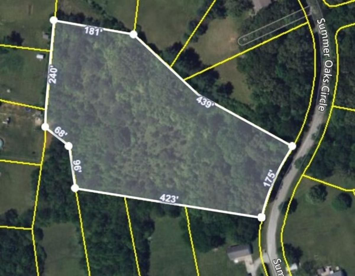 Picture of Residential Land For Sale in Summertown, Tennessee, United States