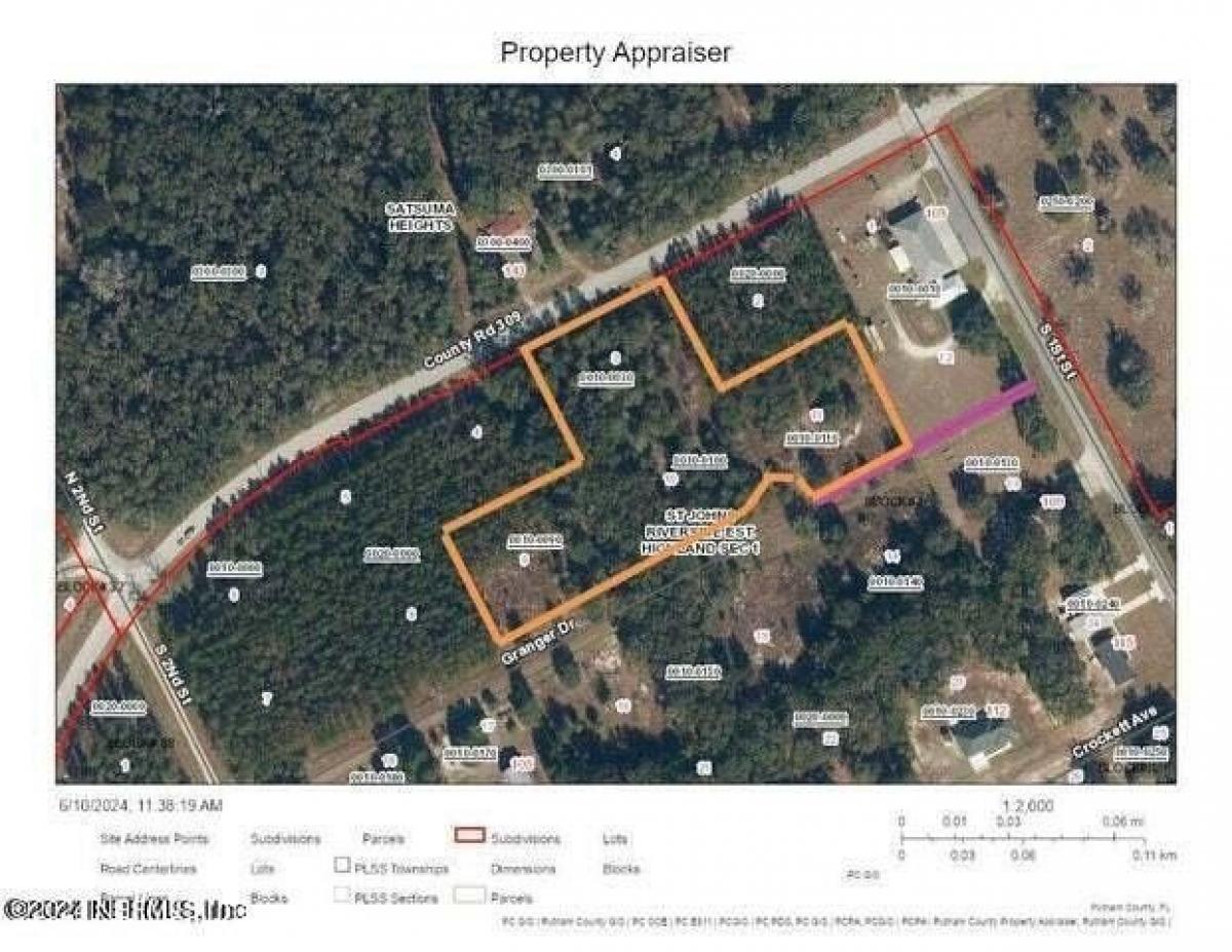 Picture of Residential Land For Sale in Satsuma, Florida, United States