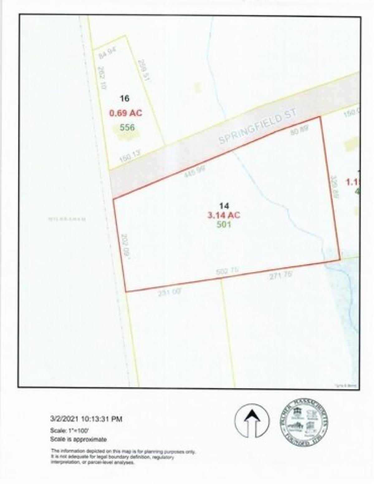 Picture of Residential Land For Sale in Palmer, Massachusetts, United States