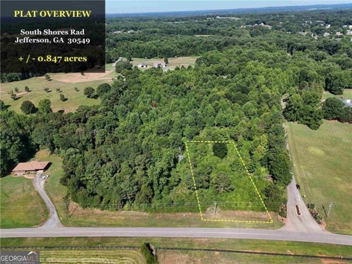 Picture of Residential Land For Sale in Jefferson, Georgia, United States