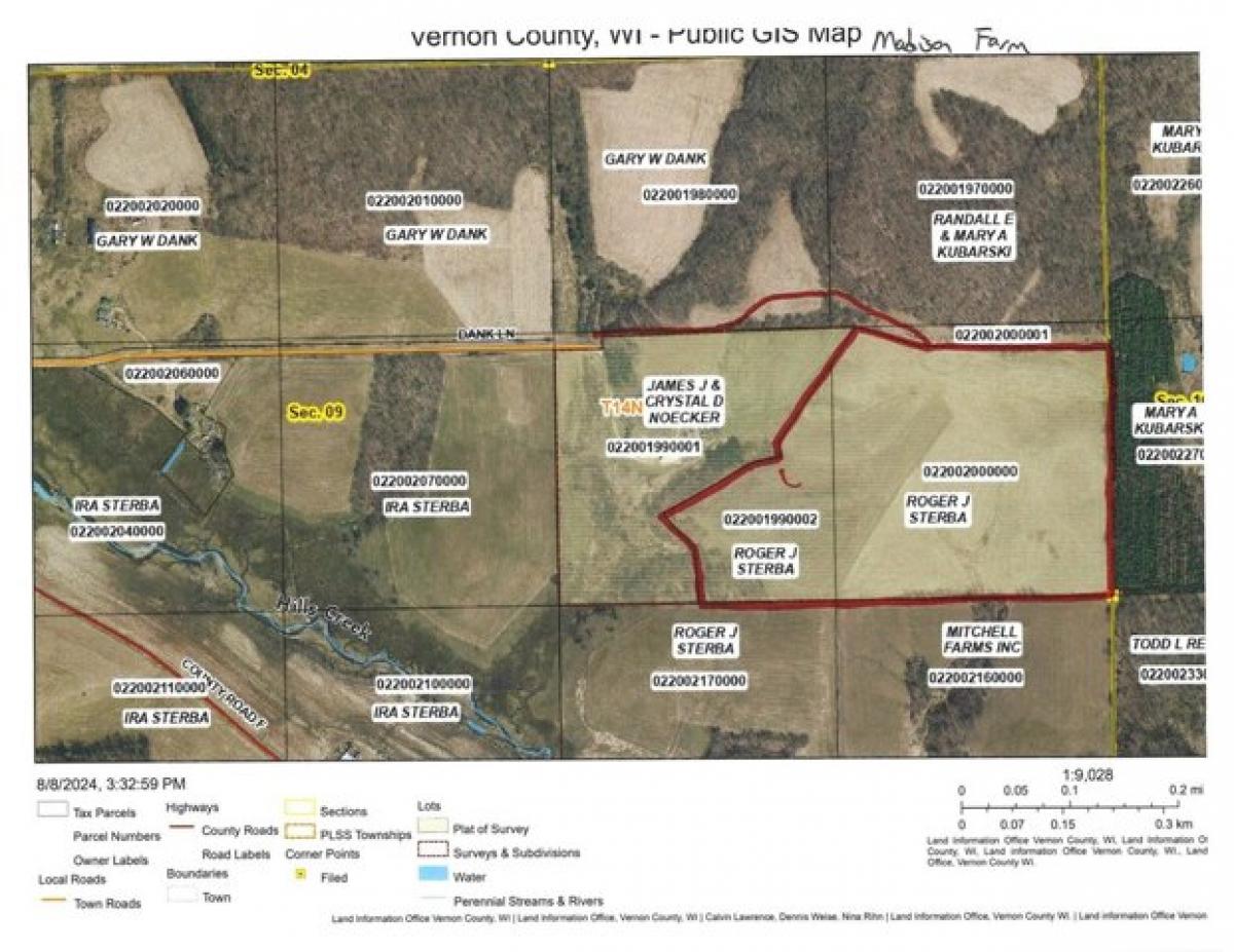 Picture of Residential Land For Sale in Hillsboro, Wisconsin, United States