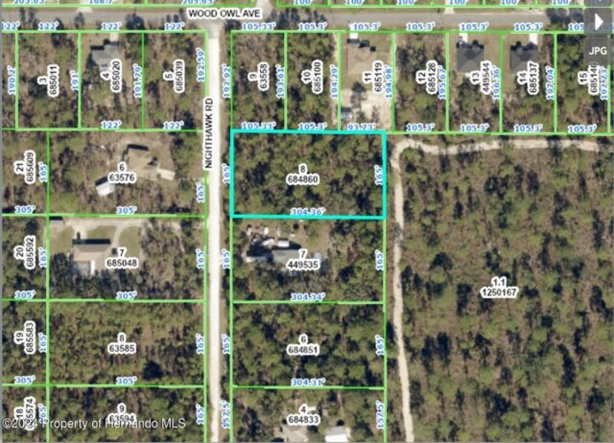 Picture of Residential Land For Sale in Weeki Wachee, Florida, United States