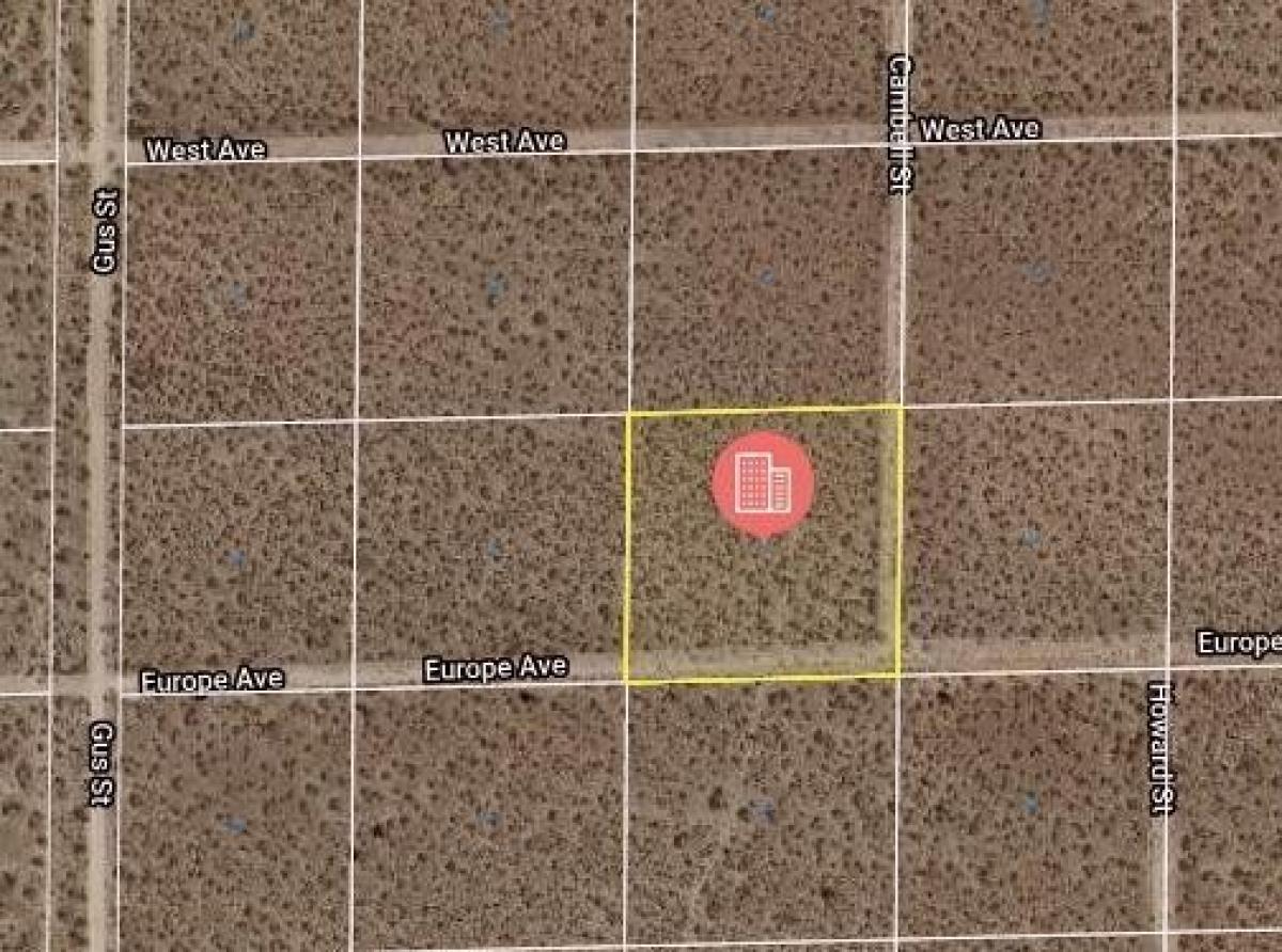 Picture of Residential Land For Sale in Mojave, California, United States