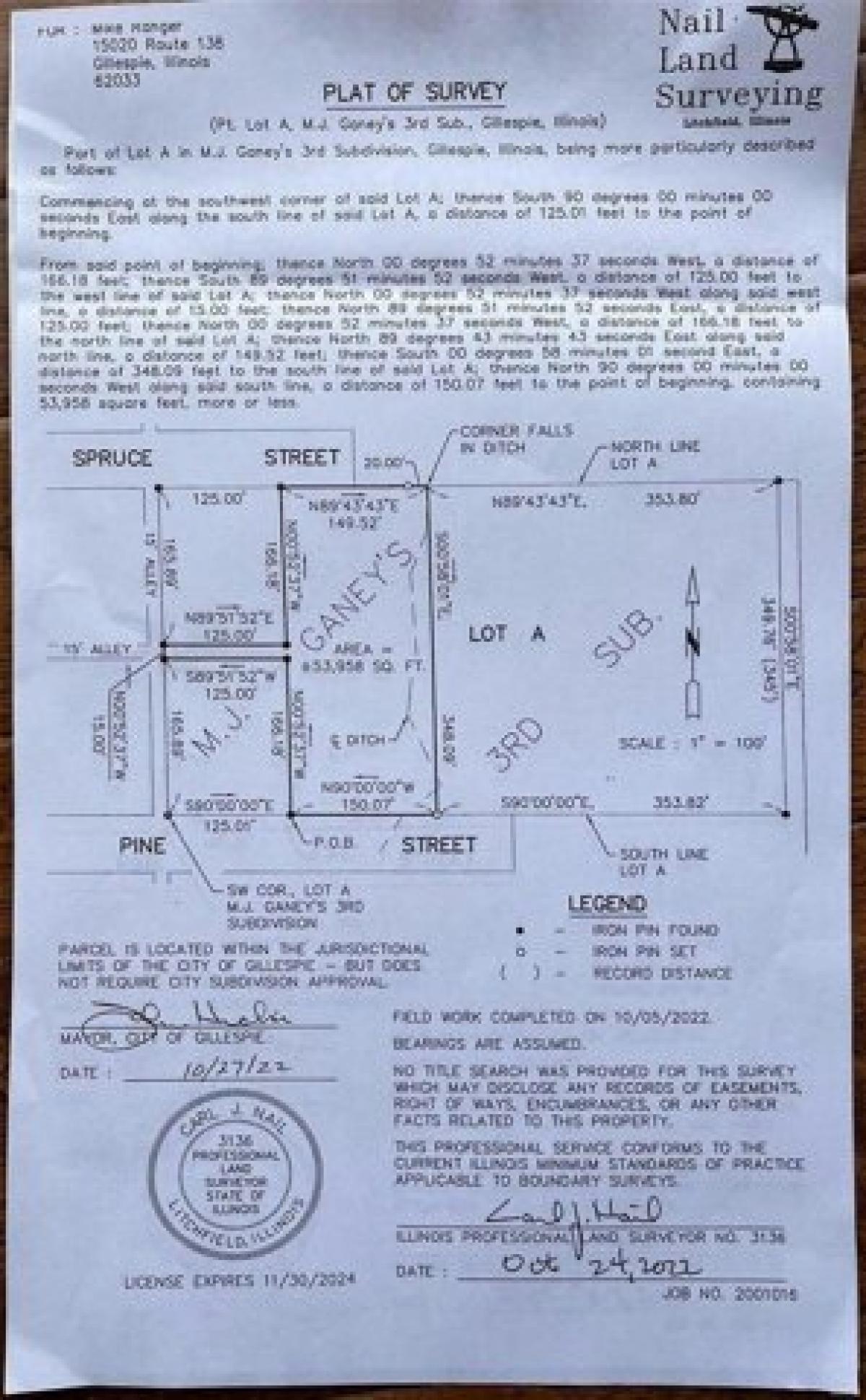 Picture of Residential Land For Sale in Gillespie, Illinois, United States