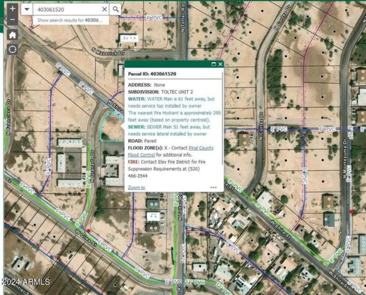 Picture of Residential Land For Sale in Eloy, Arizona, United States