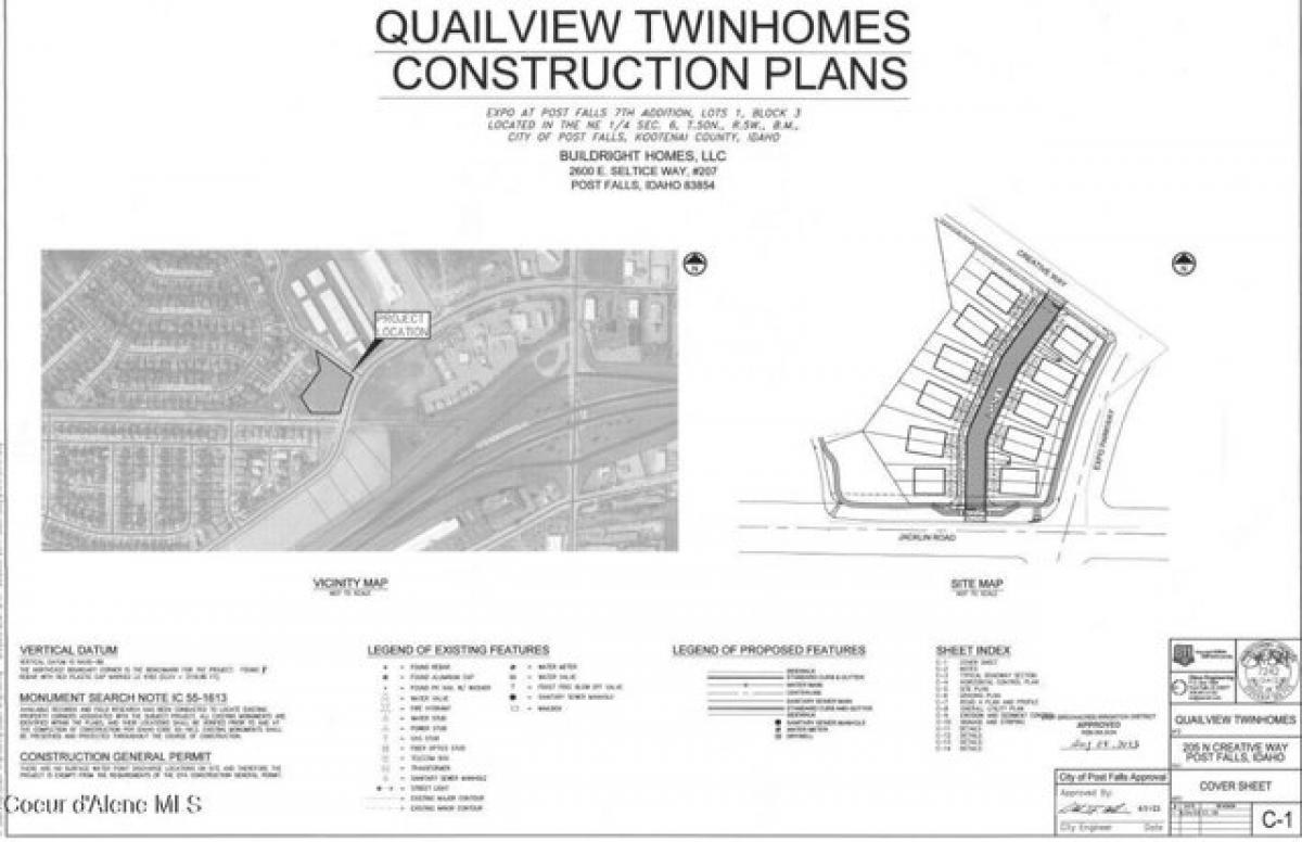 Picture of Residential Land For Sale in Post Falls, Idaho, United States